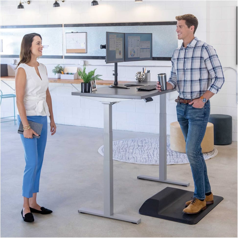 Bureau réglable en hauteur Fellowes Cambio™ - Structure seule Argent-  (9694001)