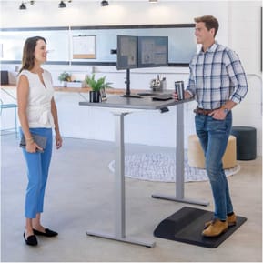 Bureau réglable en hauteur Fellowes Cambio™ - Structure seule Argent- (9694001) — image 6