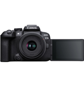 Appareil photo hybride Canon EOS R10 + objectif RF-S 18-45mm F4.5-6.3 IS STM + bague d'adaptation monture EF-EOS R (5331C038AA)