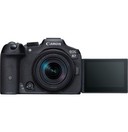 Appareil photo hybride Canon EOS R7 + Objectif RF-S 18-150mm F3.5-6.3 IS STM + Bague d'adaptation monture EF-EOS R (5137C019AA)