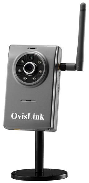 Caméra IP OvisLink fixe sans fil avec vision nocturne