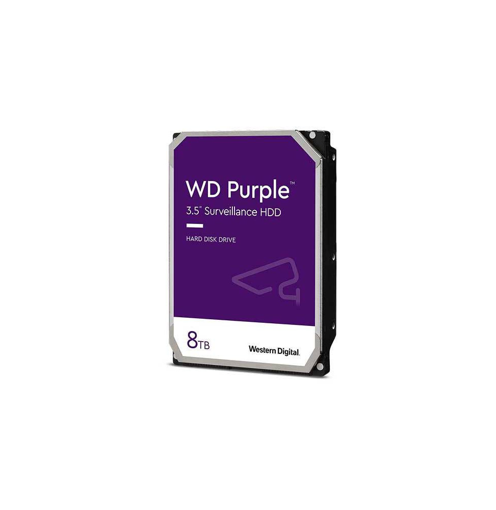 Disque dur interne d'enregistrement 3.5" Western Digital Purple pour les systèmes de vidéosurveillance et de sécurité (WD82PURX)