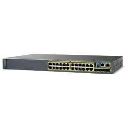 Switch Cisco Catalyst 2960S - 24 ports 10/100/1000 +  4 x SFP avec LAN Base