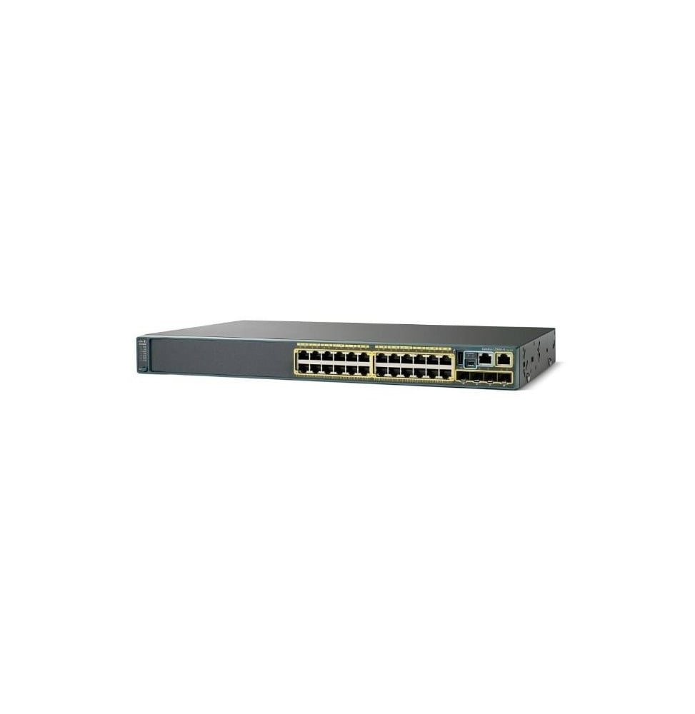 Switch Cisco Catalyst 2960S - 24 ports 10/100/1000 +  4 x SFP avec LAN Base