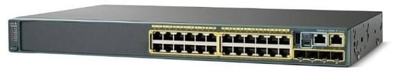 Switch Cisco Catalyst 2960S - 24 ports 10/100/1000 +  4 x SFP avec LAN Base