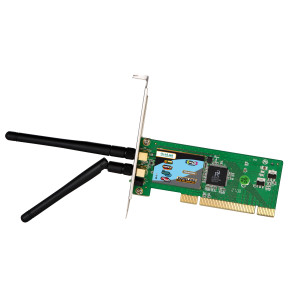 Carte réseau OvisLink PCI WI-FI 802.11b/g/n 300 Mbps
