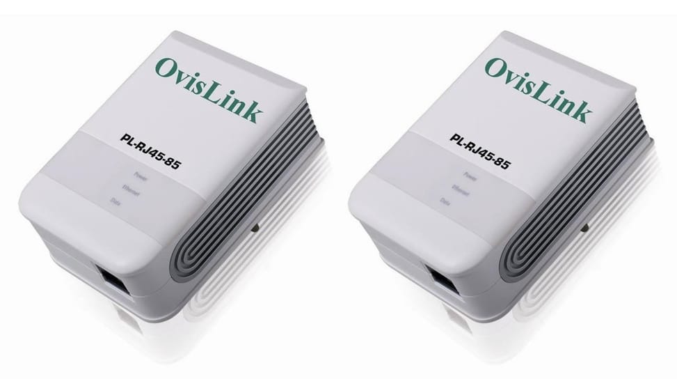 Ovislink PL-DUO85 - Pack de 2 adaptateurs CPL 85 Mbps — image 1