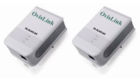 Ovislink PL-DUO85 - Pack de 2 adaptateurs CPL 85 Mbps