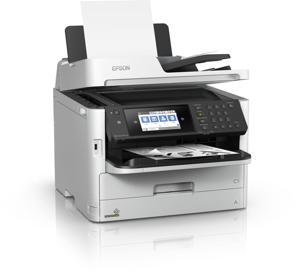 Epson WorkForce Pro WF-M5799DWF Imprimante multifonction monochrome à réservoirs rechargeables (C11CG04402)