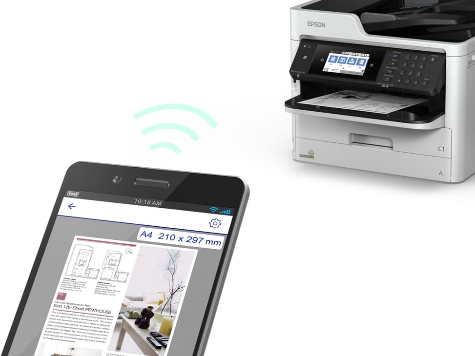 Epson WorkForce Pro WF-M5799DWF Imprimante multifonction monochrome à réservoirs rechargeables (C11CG04402)