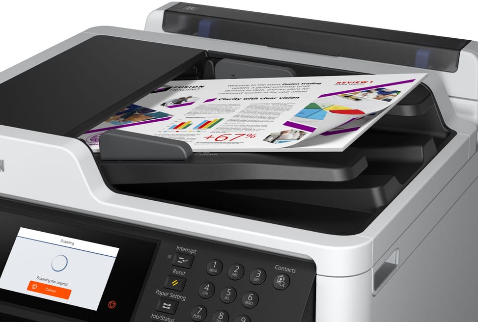 Epson WorkForce Pro WF-M5799DWF Imprimante multifonction monochrome à réservoirs rechargeables (C11CG04402)
