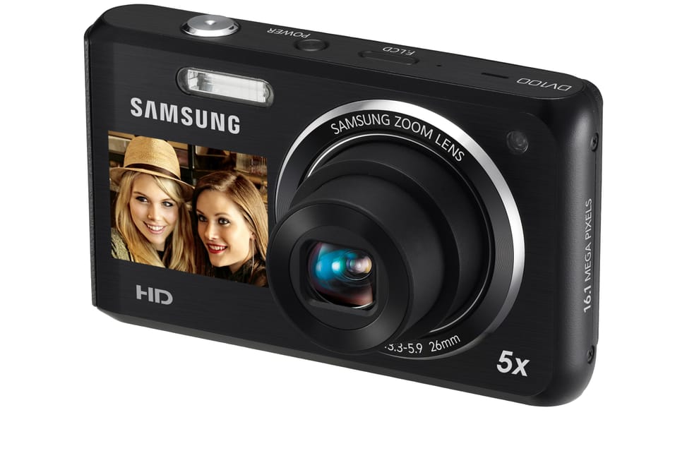 Appareil photo Samsung DV100 - 16MP/5X (EC-DV100ZDDBME) + Etui et Carte SD 4G offerts — image 2