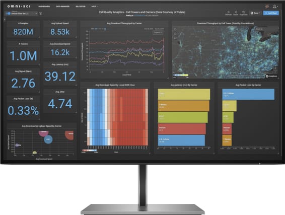 Écran 27" QHD HP Z27q G3 (1C4Z7AA)