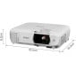 EPSON  VIDEO PROJECTRU EH-TW750 3LCD-FULL HD 1O8OP 3400 LUMENS 24M (V11H980040)