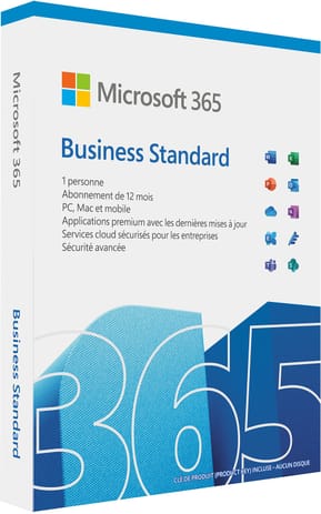 Microsoft 365 Business Standard Français - abonnement 12 mois pour 1 personne (PC, Mac, iOS et Android) — image 2