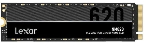 Disque Dur interne SSD LEXAR NM620 M.2 2280 PCIe Gen3 x4 NVMe 256Go, 2To