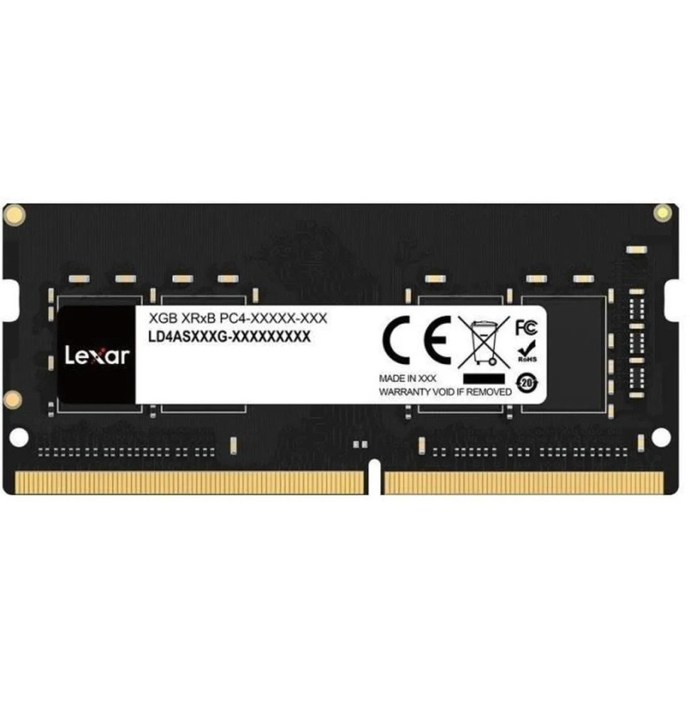 Barrette mémoire Lexar 8GB DDR4 3200MHZ SO-DIMM - Pc portable (LD4AS008G-B3200GSST)