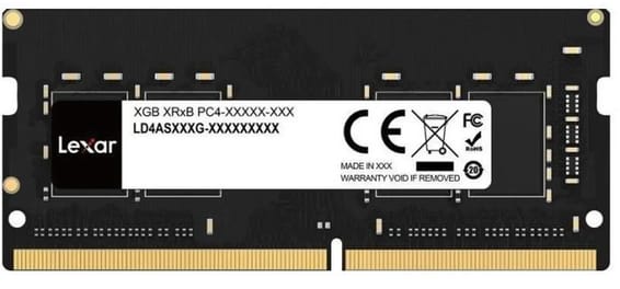 Barrette mémoire Lexar SO-DIMM 8GB DDR4 3200 MHz - Pc portable (LD4AS008G-B3200GSST)