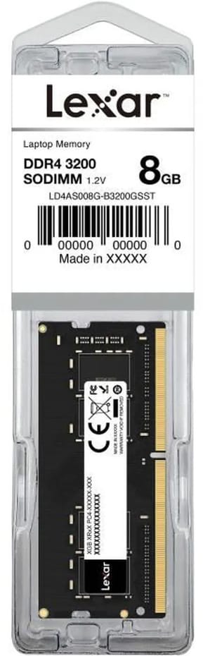 Barrette mémoire Lexar SO-DIMM 8GB DDR4 3200 MHz - Pc portable (LD4AS008G-B3200GSST) — image 4