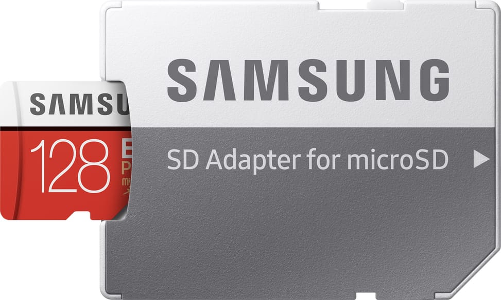 Carte mémoire Samsung microSDXC Evo Plus 128GB - avec adaptateur SD - (MB-MC128HA_EU)