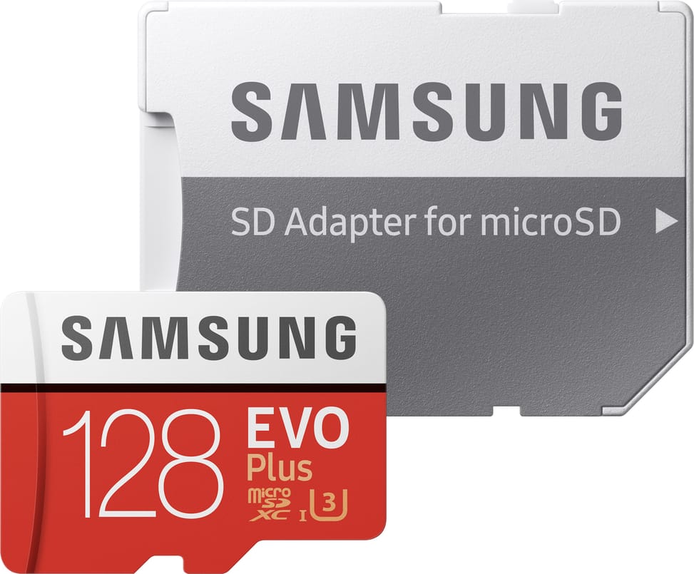 Carte mémoire Samsung microSDXC Evo Plus 128GB - avec adaptateur SD - (MB-MC128HA_EU)