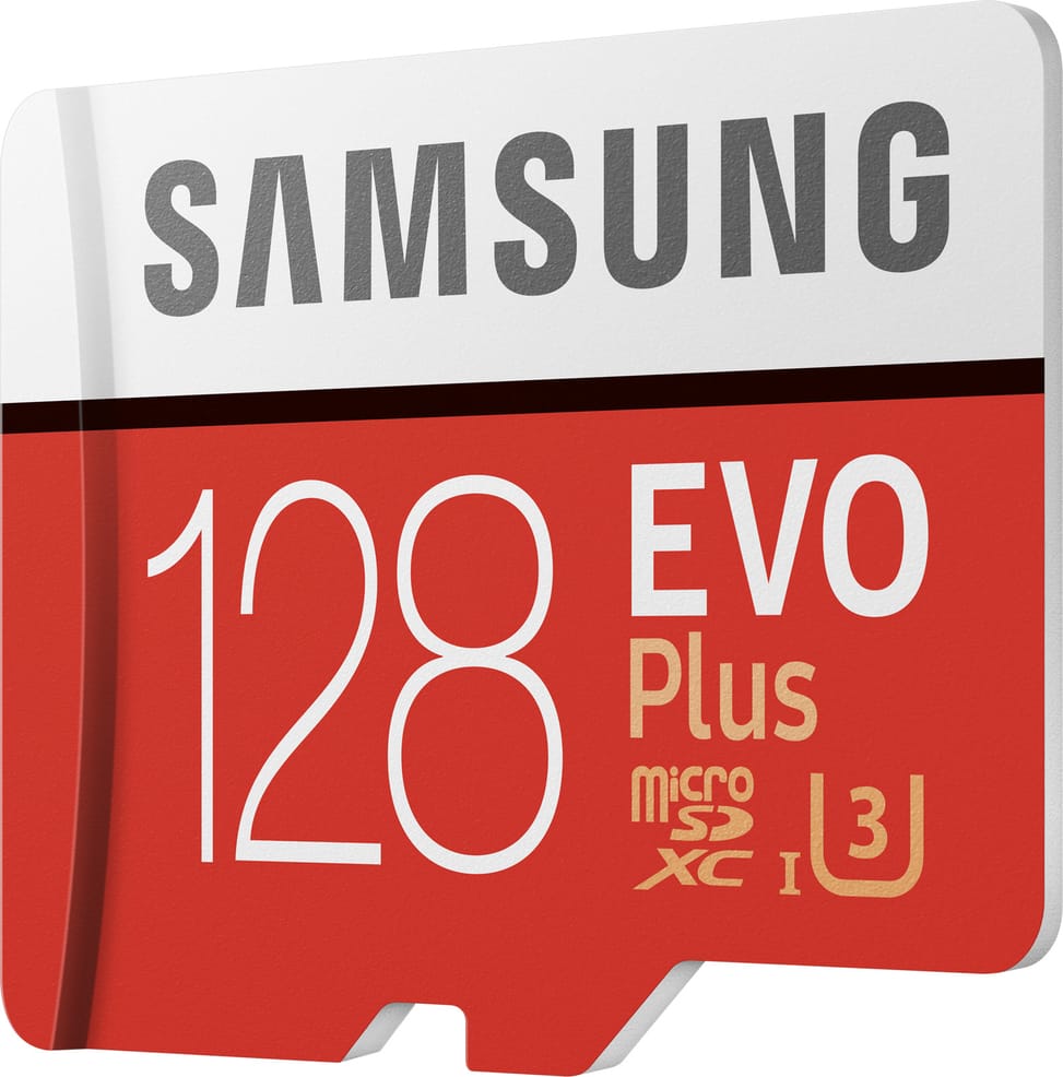 Carte mémoire Samsung microSDXC Evo Plus 128GB - avec adaptateur SD - (MB-MC128HA_EU)