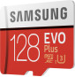 Carte mémoire Samsung microSDXC Evo Plus 128GB - avec adaptateur SD - (MB-MC128HA_EU)