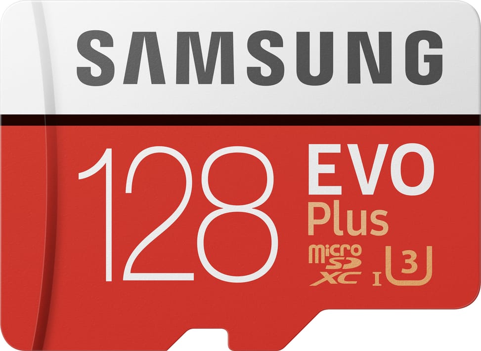 Carte mémoire Samsung microSDXC Evo Plus 128GB - avec adaptateur SD - (MB-MC128HA_EU)