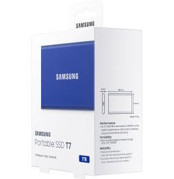 SSD externe Samsung SSD Externe T7 - MU-PC1T0H/WW - 1TO bleu - MU-PC1T0H/WW
