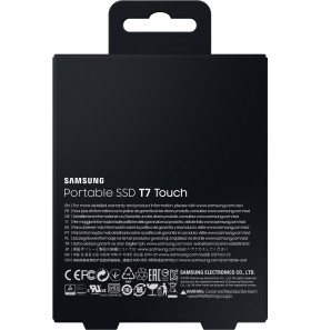 Disque dur SSD externe Samsung T7 Touch - 1TB - USB 3.2 Gen.2 (10Gbps) (MU-PC1T0S_WW)