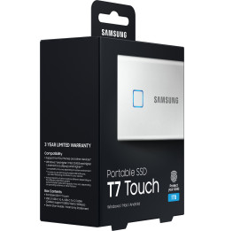 Disque dur SSD externe Samsung T7 Touch - 1TB - USB 3.2 Gen.2 (10Gbps) (MU-PC1T0S_WW)