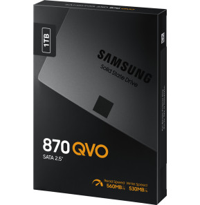 Disque Dur interne SSD Samsung 870 QVO 2.5" SATA III - 1TB - (MZ-77Q1T0BW_EU)