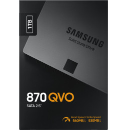 Disque Dur interne SSD Samsung 870 QVO 2.5" SATA III - 1TB - (MZ-77Q1T0BW_EU)