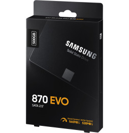 Disque Dur interne SSD Samsung 870 EVO 2.5" SATA III - 500 GB - (MZ-77E500B_EU)