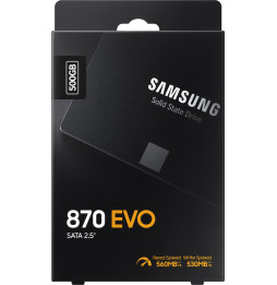 Disque Dur interne SSD Samsung 870 EVO 2.5" SATA III - 500 GB - (MZ-77E500B_EU)