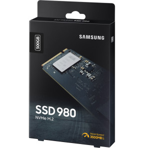 Disque Dur interne SSD Samsung 980 M.2 NVMe PCIe 3.0 - 500 GB - (MZ-V8V500BW)
