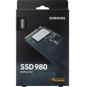 Disque Dur interne SSD Samsung 980 M.2 NVMe PCIe 3.0 - 500 GB - (MZ-V8V500BW)