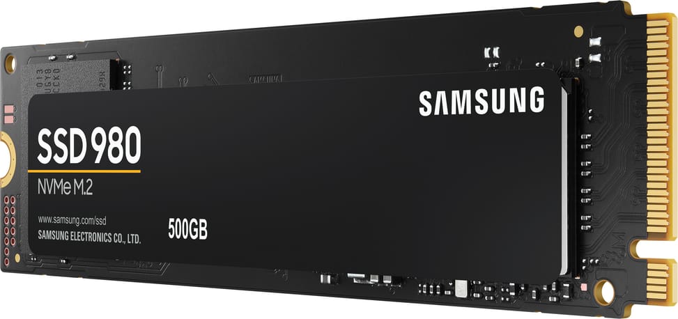 Disque Dur interne SSD Samsung 980 M.2 NVMe PCIe 3.0 - 500 GB - (MZ-V8V500BW)