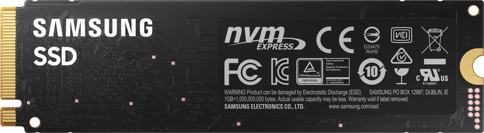 Disque Dur interne SSD Samsung 980 M.2 NVMe PCIe 3.0 - 500 GB - (MZ-V8V500BW)