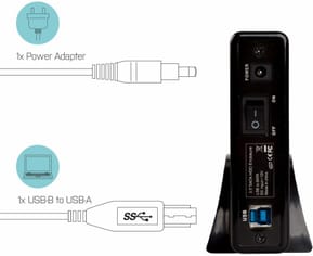 Boîtier externe i-tec MySafe pour 1x 3.5“ SATA HDD - USB 3.0 - (MYSAFE35U401) — image 5