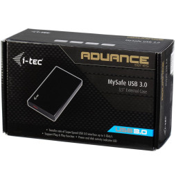 Boîtier externe i-tec MySafe pour 1x 3.5“ SATA HDD - USB 3.0 - (MYSAFE35U401)