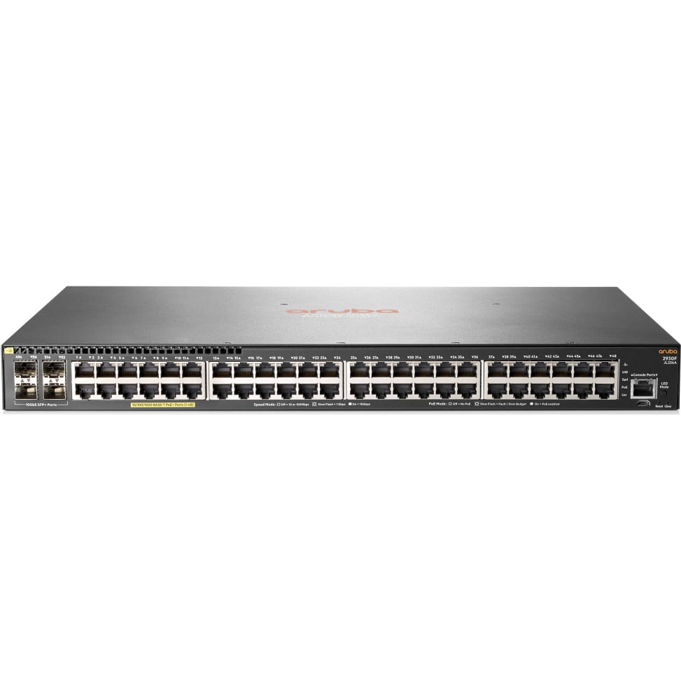 Switch Administrable Aruba 2930F 48G PoE+ 4SFP+ (JL256A)