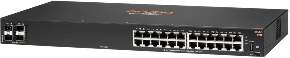 Switch Administrable Aruba 6000 24G 4SFP (R8N88A)