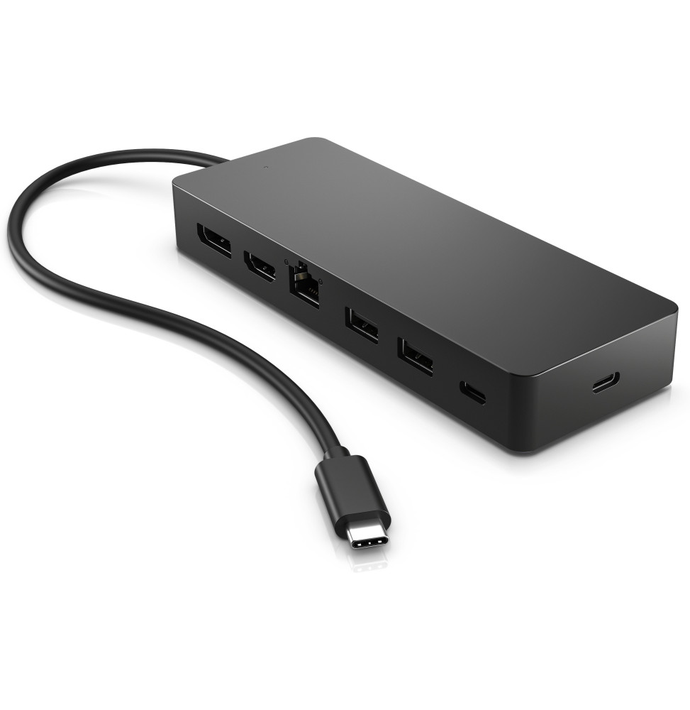 Hub USB-C HP 7 en 1 Supporte PD - Power Delivery (50H55AA) prix Maroc