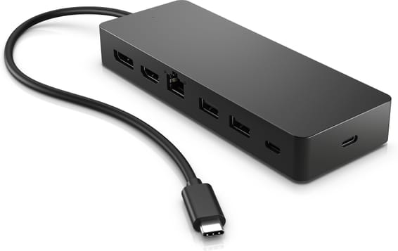 Hub USB-C HP 7 en 1 Supporte PD - Power Delivery (50H55AA)