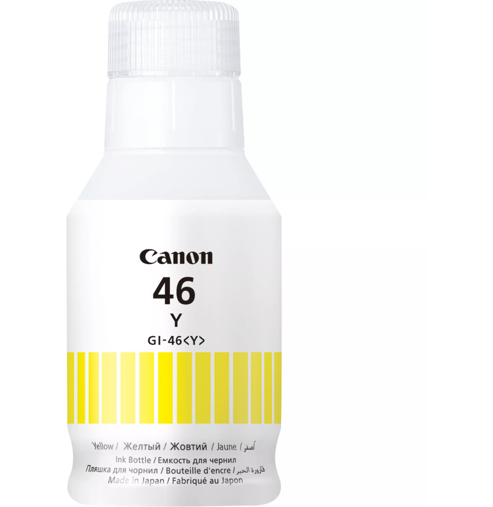 Canon GI-46Y Jaune - Bouteille d'encre Canon d'origine (4429C001AA)