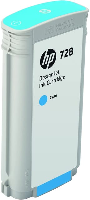 HP 728 Cyan - Cartouche d'encre HP d'origine (F9J67A) — image 2