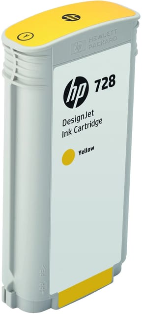 HP 728 Jaune - Cartouche d'encre HP d'origine (F9J65A) — image 2
