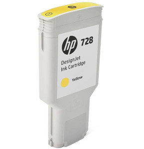 HP 728 Jaune - Cartouche d'encre HP d'origine (F9K15A)
