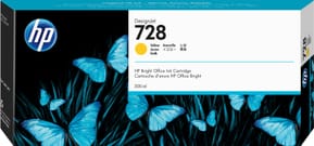 HP 728 Yellow - Original HP Ink Cartridge (F9K15A)